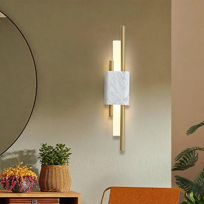 Marmor-Akzent LED-Wandlampe