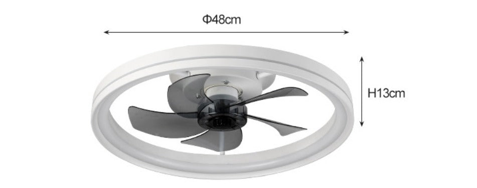 Intelligenter LED-Deckenventilator mit Fernbedienung