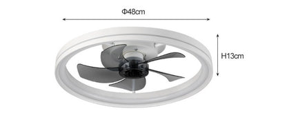 Intelligenter LED-Deckenventilator mit Fernbedienung