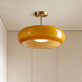 Bauhaus-Deckenleuchte aus Glas fürs Wohnzimmer