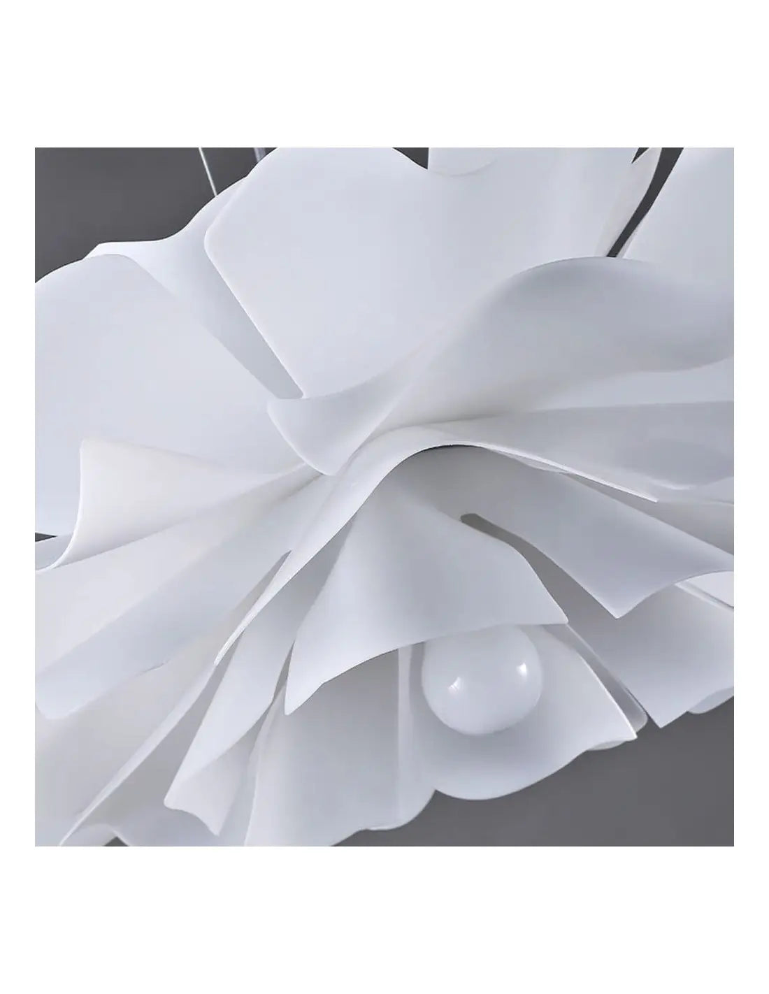 Nordische Acryl-Blumen-Hängeleuchte