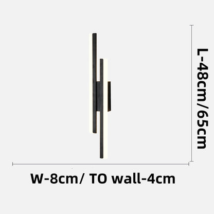 Lange Acryl-LED-Wandlampe