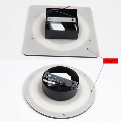 Moderne geometrische LED-Außenwandleuchte
