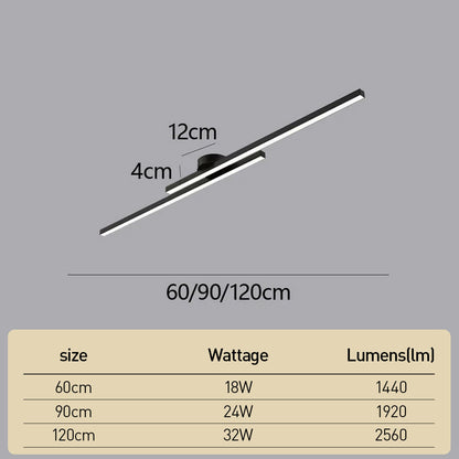 Verlängerte Aluminium-LED-Deckenleuchte