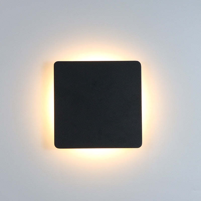 Moderne geometrische LED-Außenwandleuchte