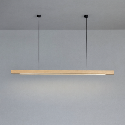 Moderne skandinavische Holz-Pendelleuchte