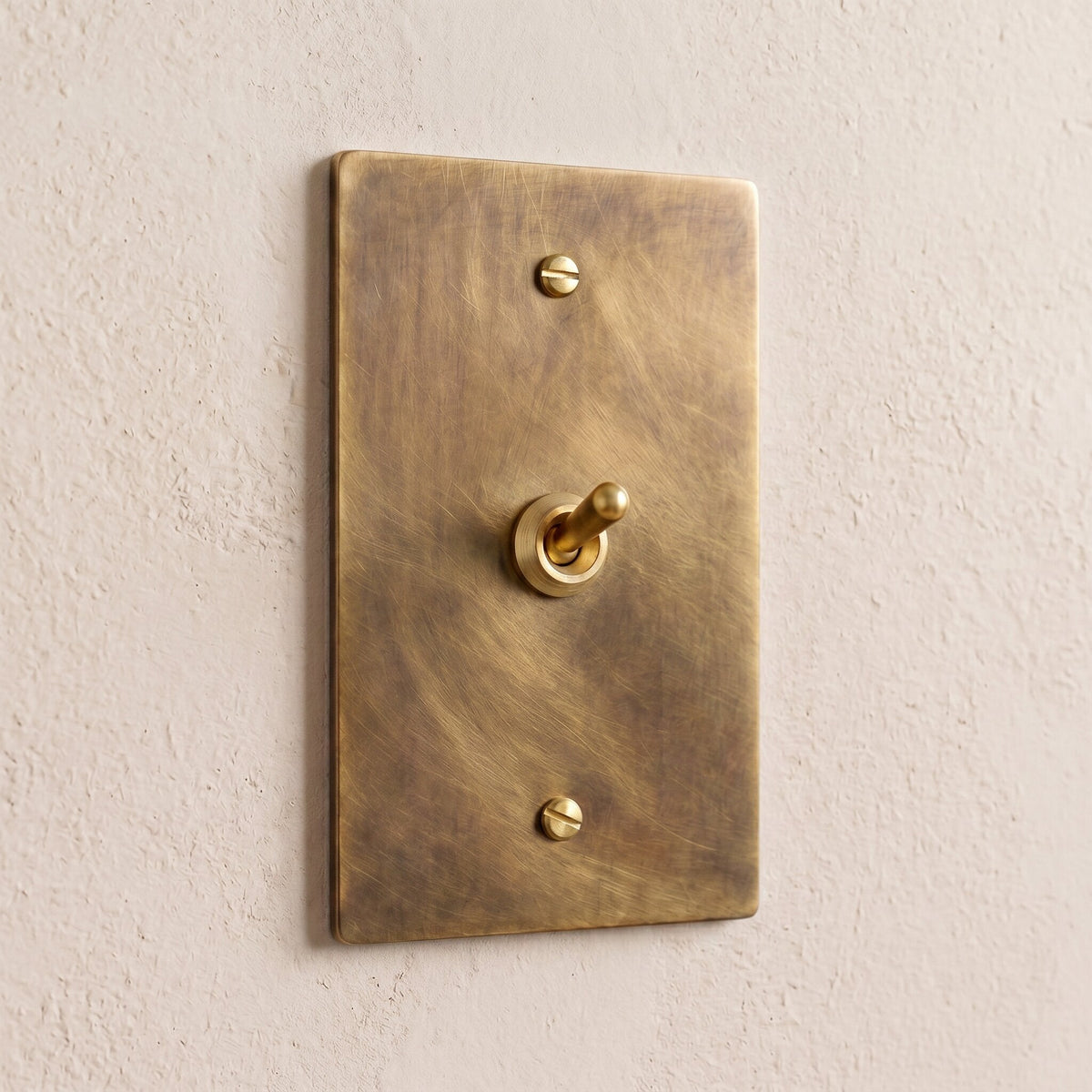 Mirvane Vintage-Messingschalter mit Kippschalter
