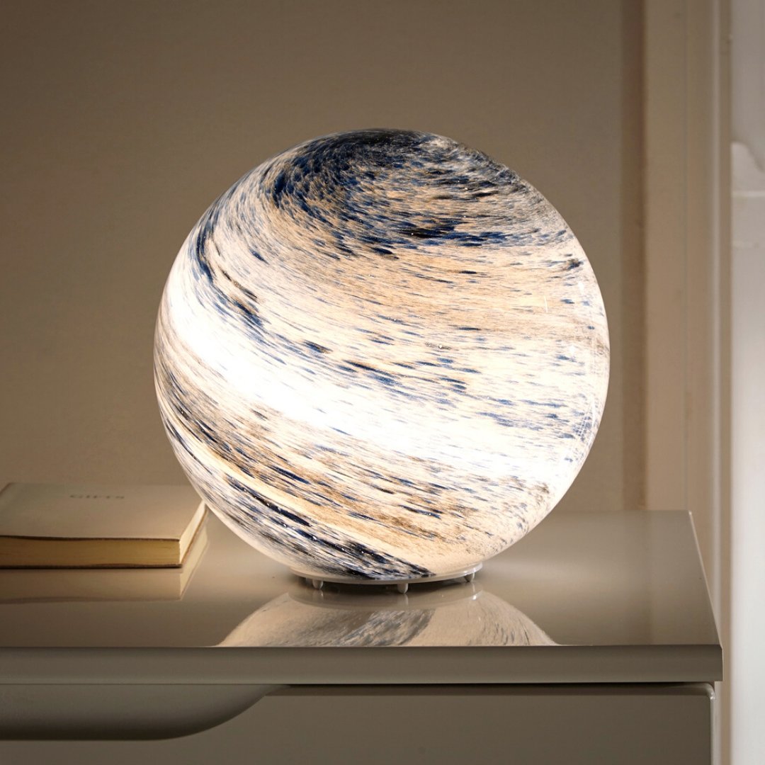 Selenora Celestial Glass-Mondtischlampe