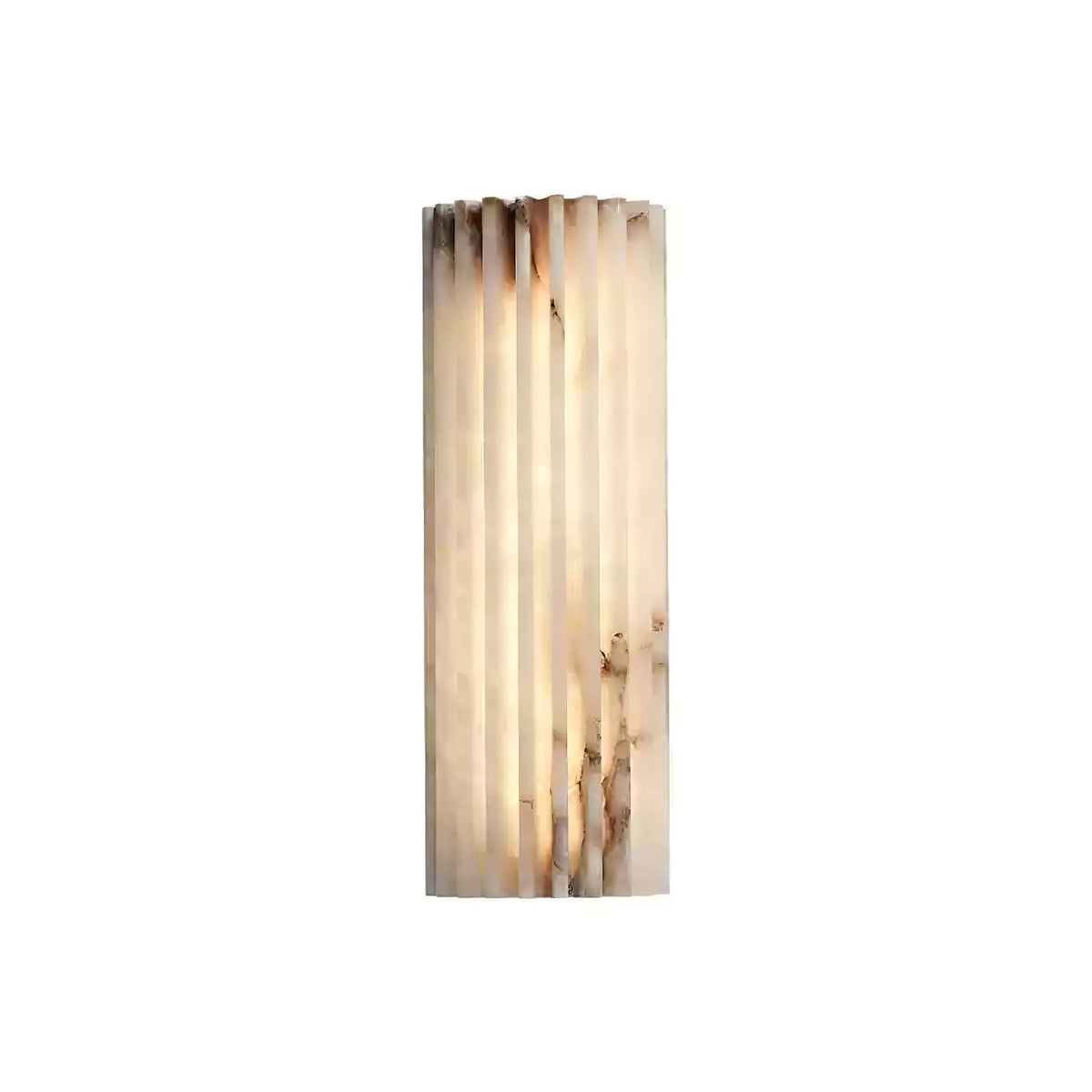 Skulpturale Alabaster-Wandleuchte