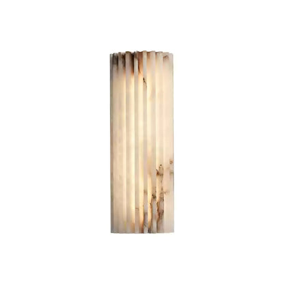 Skulpturale Alabaster-Wandleuchte