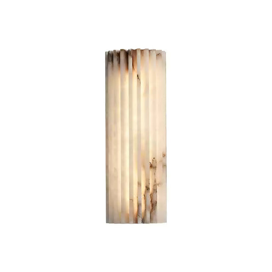 Skulpturale Alabaster-Wandleuchte