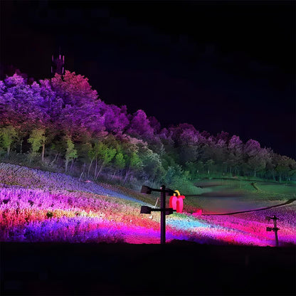 Chromara industrieller RGB-Landschaftsstrahler aus Aluminium