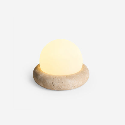 Orlando Wabi-Sabi-Travertin-Tischlampe