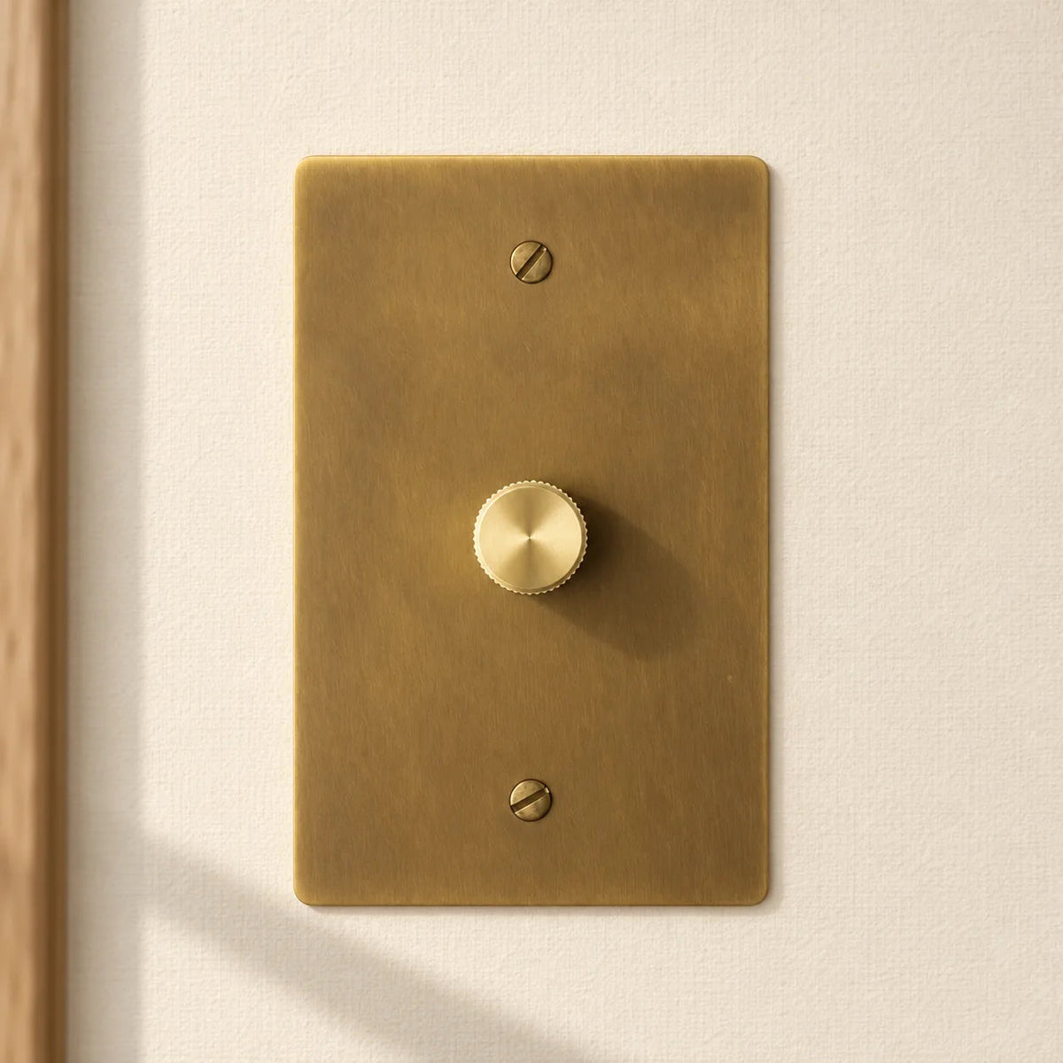 Brevanto Vintage-Messing-Drehdimmer, 1-fach