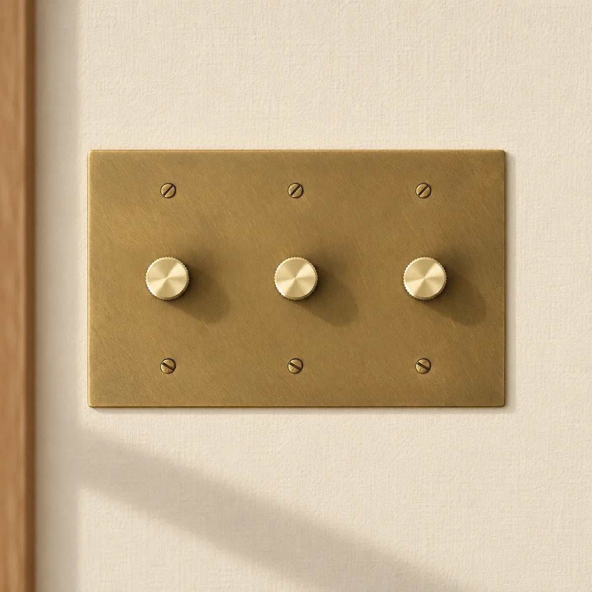Faylore Vintage Messing-Drehdimmer mit 3 Schaltstufen
