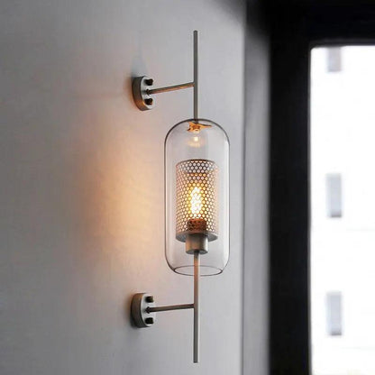 Serenova Retro-Glas-Wandleuchte