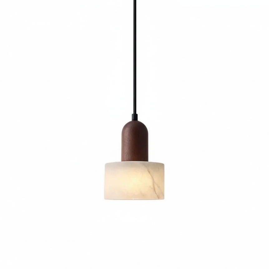 Sarelle Japandi Jade-Marmor-Pendelleuchte