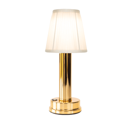 Lumelle minimalistische kabellose Tischlampe aus Stoff