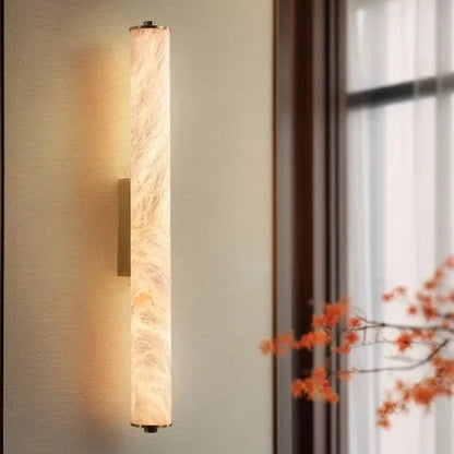 Alvenia minimalistische LED-Wandleuchte aus Marmor