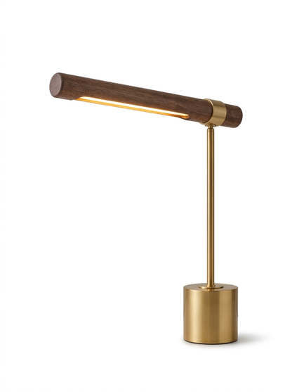 Pravena Mid-Century-Messing-Tischlampe