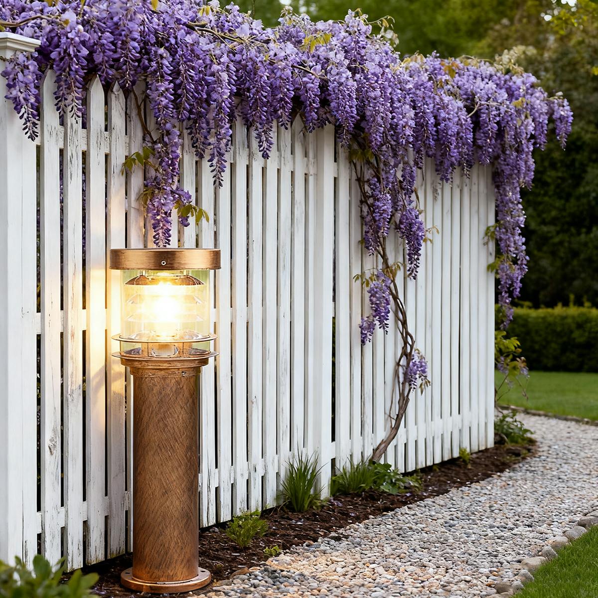 Velmora moderne Aluminium-Pollerleuchte für den Garten