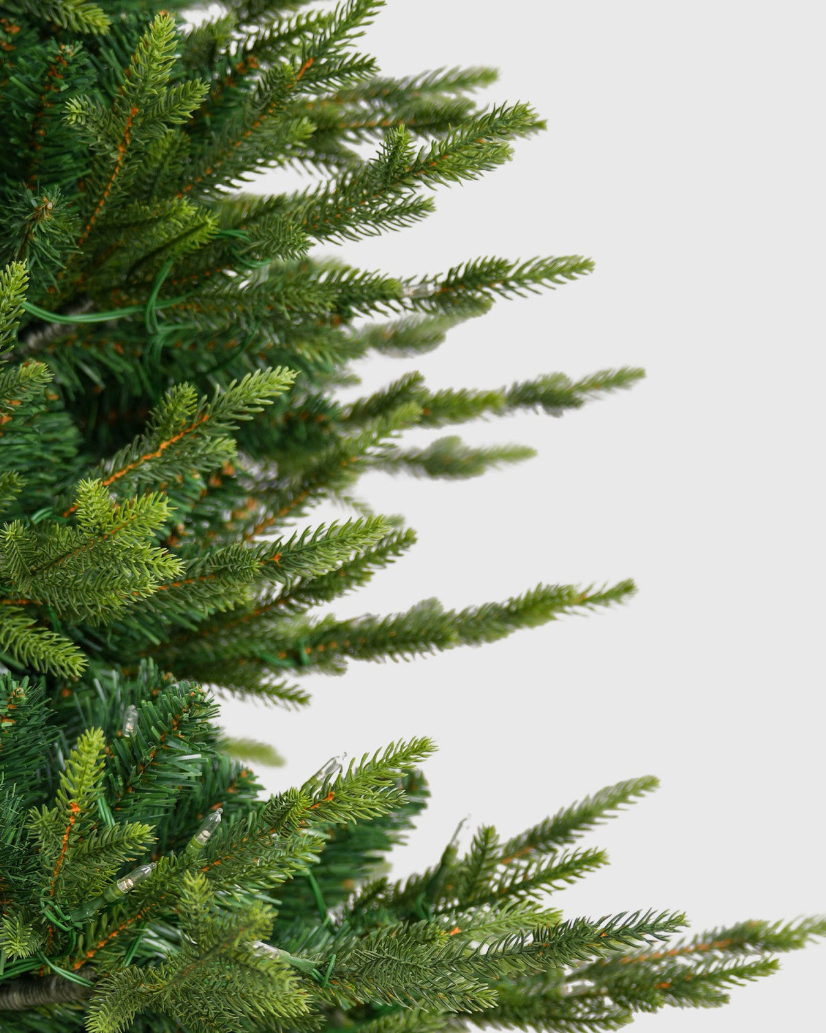 Skovra Klassischer PE/PVC-Weihnachtsbaum, 12 ft, vorbeleuchtet