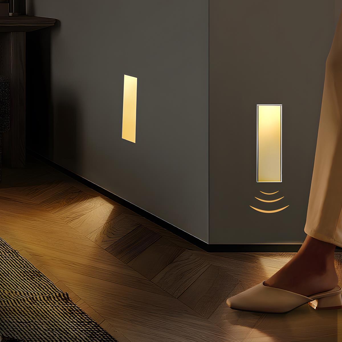Nichelle minimalistisches Aluminium-Einbau-Treppenlicht