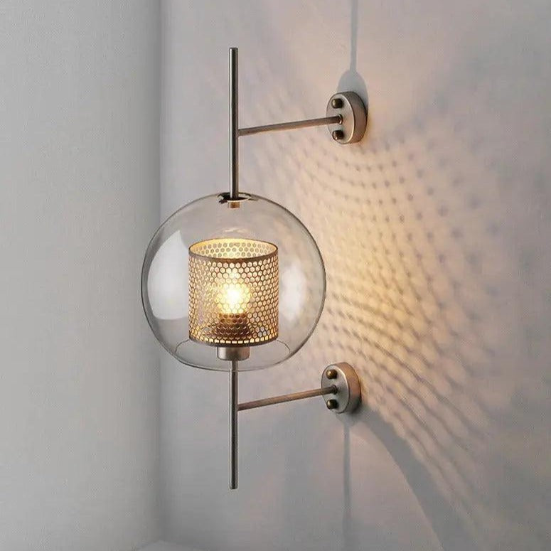 Serenova Retro-Glas-Wandleuchte