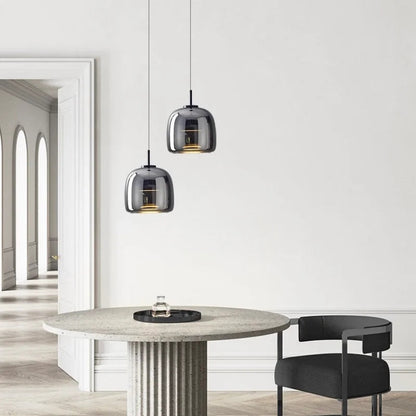 Getöntes Glas-Pendelleuchte Lumira Nordic