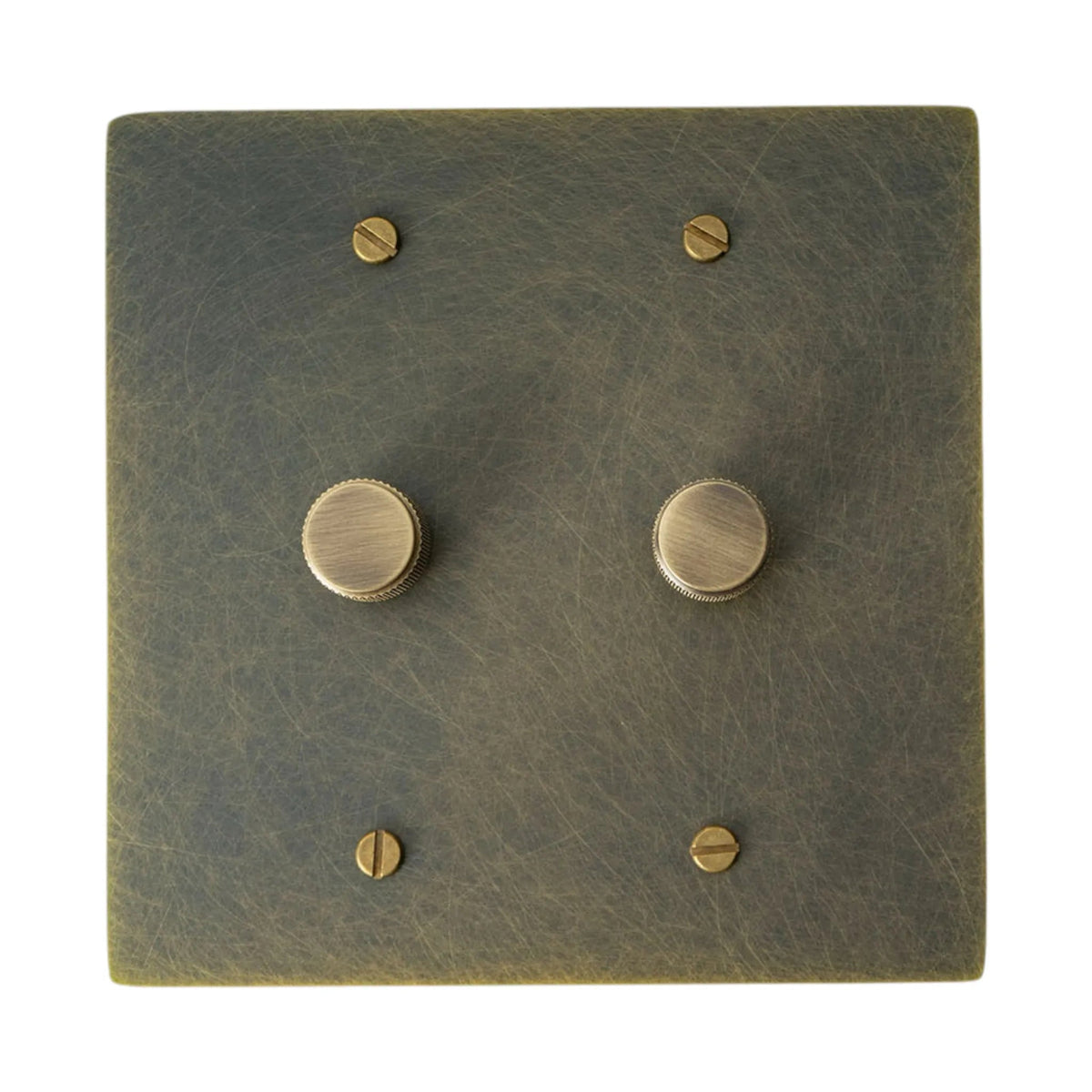 Bellardo Vintage-Messing-Drehdimmer, 2-fach