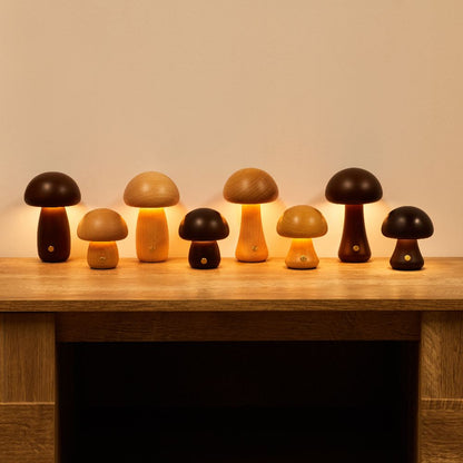 Fungara skandinavische Holz-Tischlampe