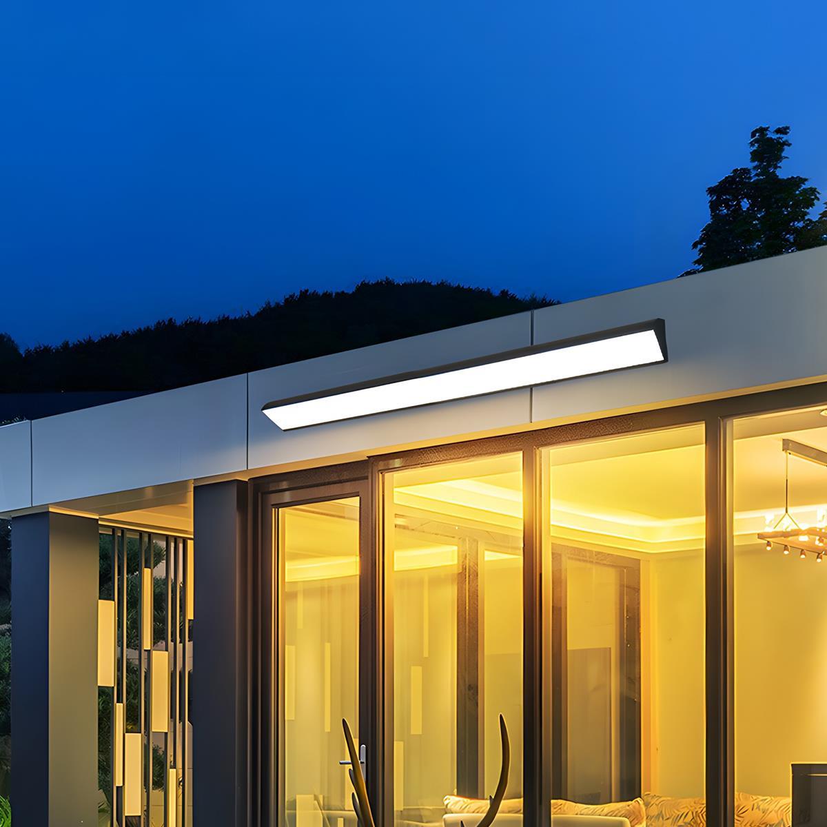 Tanvelle minimalistische lineare Außenwandleuchte aus Aluminium