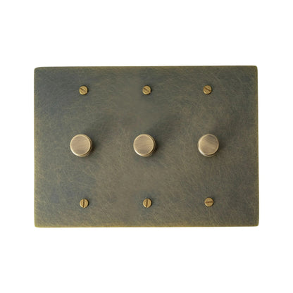 Faylore Vintage Messing-Drehdimmer mit 3 Schaltstufen