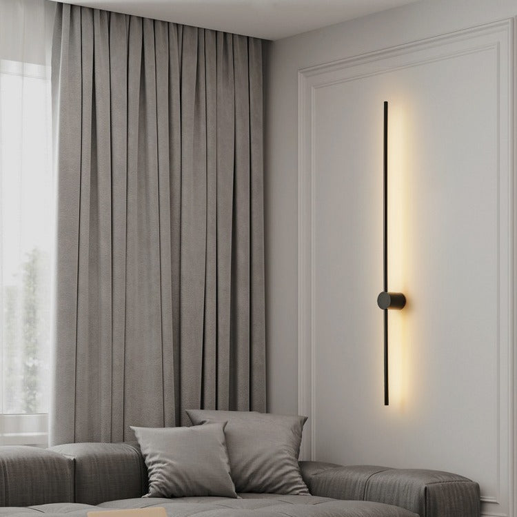 Lineare LED-Wandleuchte in Stabform
