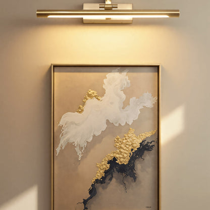 Verstellbare goldene Bilderleuchte