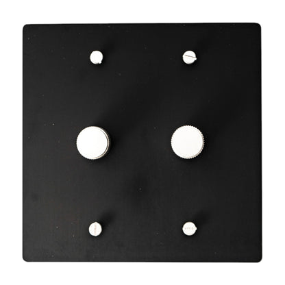 Bellardo Vintage-Messing-Drehdimmer, 2-fach