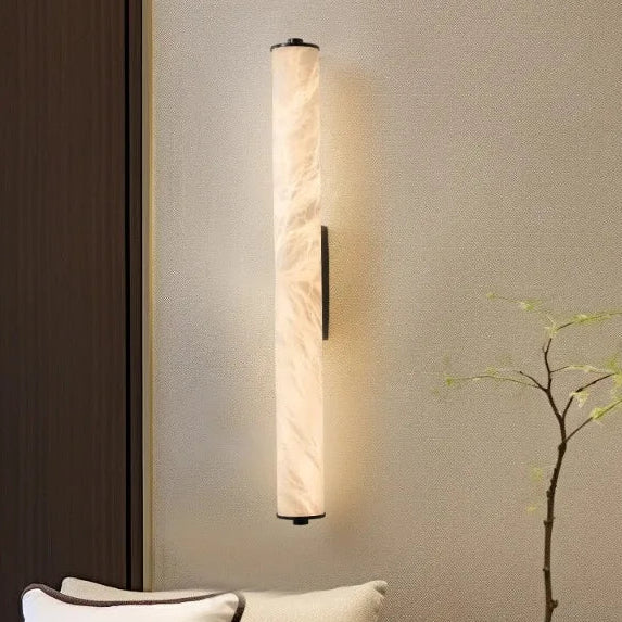 Alvenia minimalistische LED-Wandleuchte aus Marmor