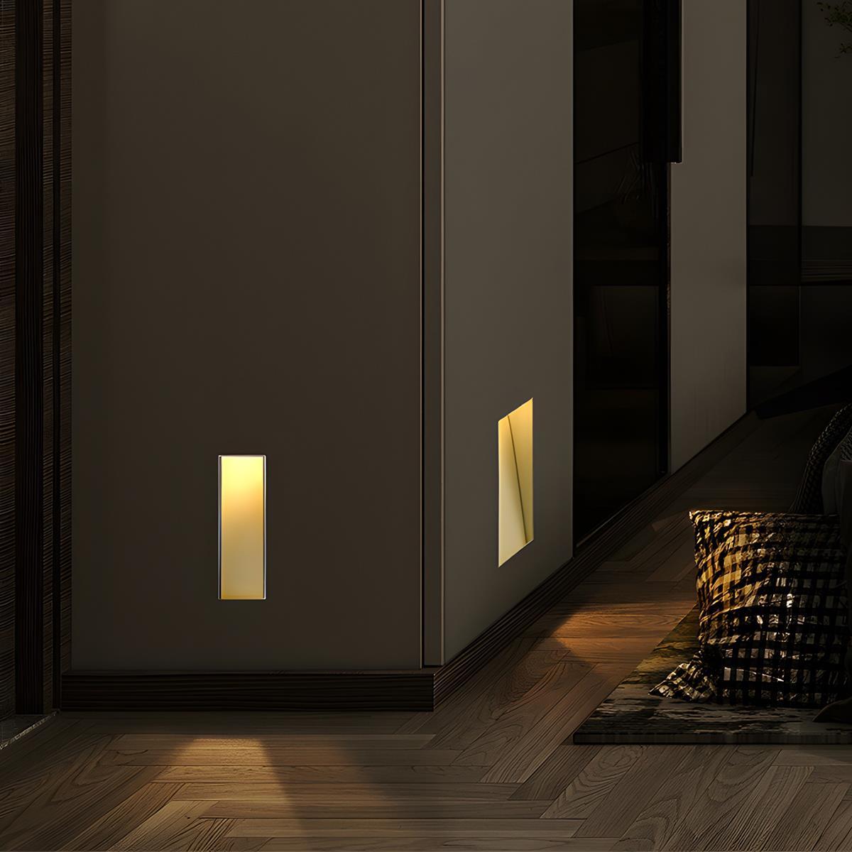 Nichelle minimalistisches Aluminium-Einbau-Treppenlicht
