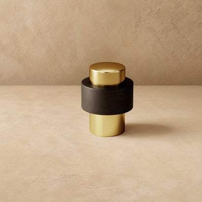 Nelvora minimalistischer Türstopper aus Messing für den Boden