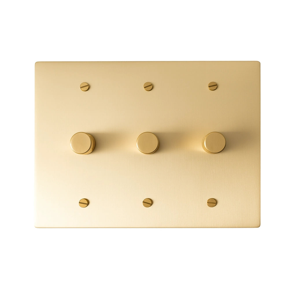 Faylore Vintage Messing-Drehdimmer mit 3 Schaltstufen