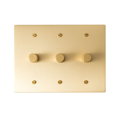 Faylore Vintage Messing-Drehdimmer mit 3 Schaltstufen