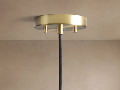 Pendelleuchte mit gesprenkeltem Glasschirmreg;