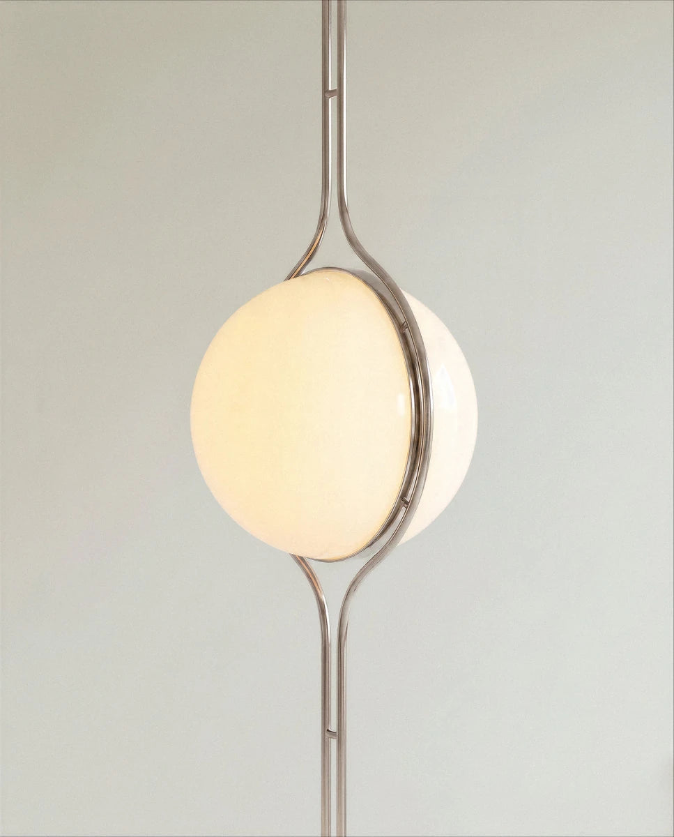 Pelvaro Mid-Century-Metalllampe vom Boden bis zur Decke