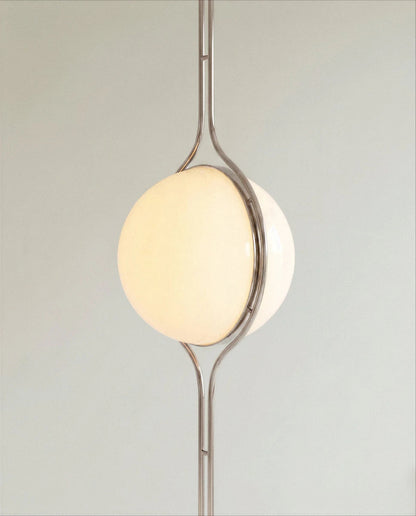 Pelvaro Mid-Century-Metalllampe vom Boden bis zur Decke