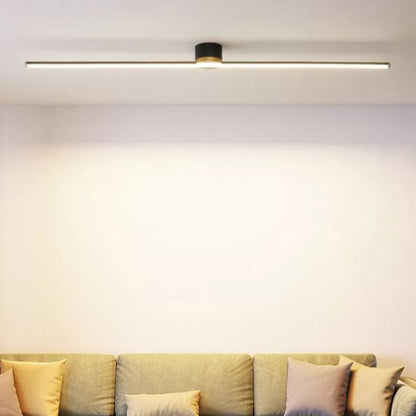 Filara minimalistische lineare Deckenleuchte aus Metall