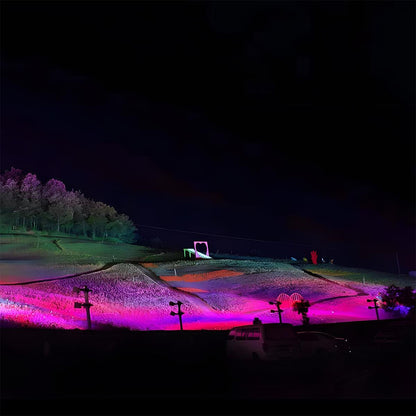 Chromara industrieller RGB-Landschaftsstrahler aus Aluminium