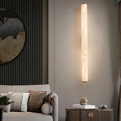 Alvenia minimalistische LED-Wandleuchte aus Marmor