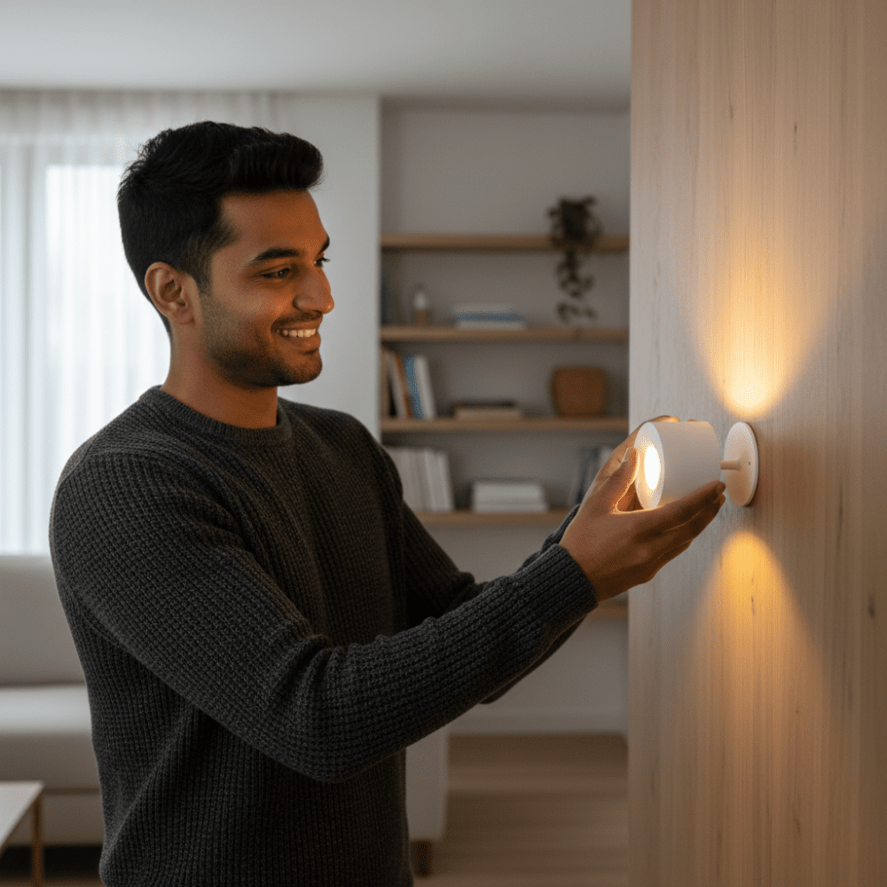 Magnetische kabellose drehbare Wandleuchte