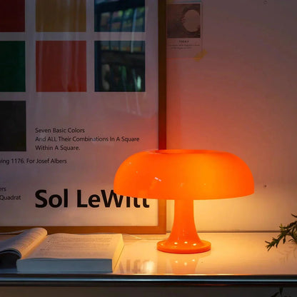 Fungora skandinavische Opal-Pilz-Tischlampe