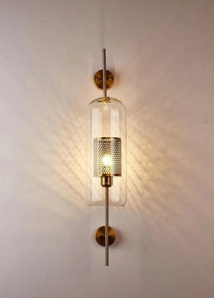 Serenova Retro-Glas-Wandleuchte